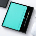 Leather Handmade Exquisite Silk Screen Printed Certified Notebook Pen Gift Set Custom Logo for Wedding Party Favors Gifts