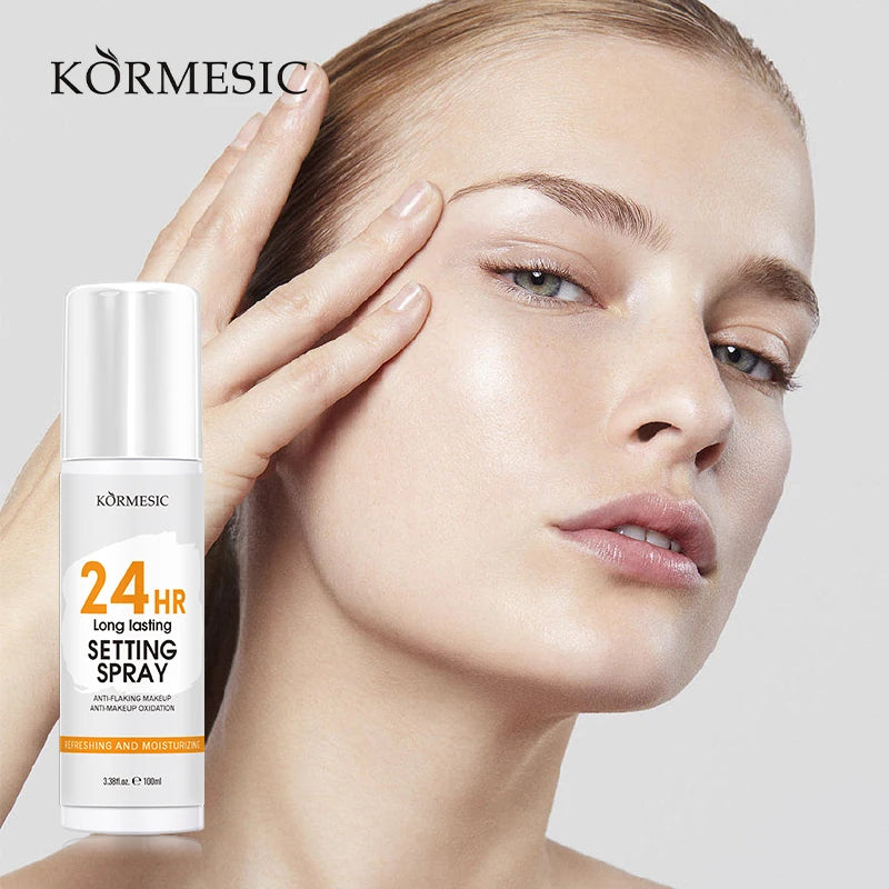 KORMESIC Private Label Natural Organic Vegan Oil Control Waterproof Long Lasting Makeup Fix Spray Custom Setting Spray