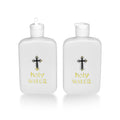 Wholesales Religious Supplies Plastic Cross Easter Flip Top Cap Holy Water Bottle 100ml Plastic Polypropylene Crafts