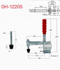 12205 12220 Adjustable Clamp Metal Hold Down Quick Release Toggle Clamps Vertical Handle Tool Toggle Latch