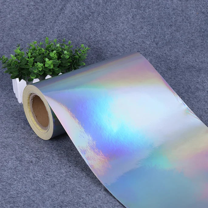 Hot Sale A4 Size Holographic Waterproof Self Adhesive Rainbow Vinyl Sticker for Laser and Inkjet Printer Compatible Cricut MegaBDM