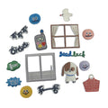 Mini Size  Iron on Cute Korean Style  Dog Phone Window Good Luck Face Patch for Clothing Shoes Hat Decoration