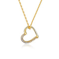 Hot Sale Heart Pendant Necklace Heart Zircon Necklace