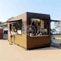2025 Tuck Shop 40ft Expandable Steel Sandwich Panel Movable Fast Food Restaurant Coffee Shop Food Kiosk Container