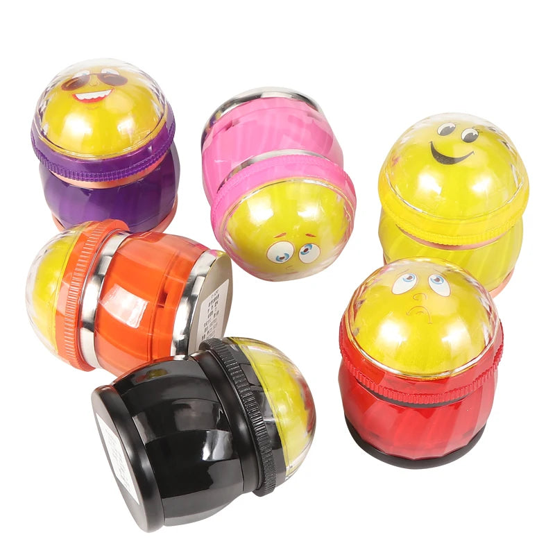 Erliao New Style Lovely Herb Grinder Novel Design Cute Emoticons Zinc Alloy Herb Grinder 70mm Wholesale Smoking Accessories