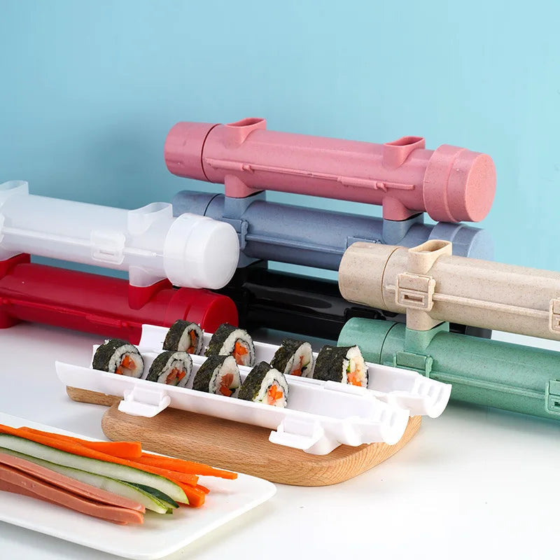 Eco Plastic Wheat Straw Food Grade Sushi Tools DIY Sushi Roller Mold Sushi Maker for Home Use