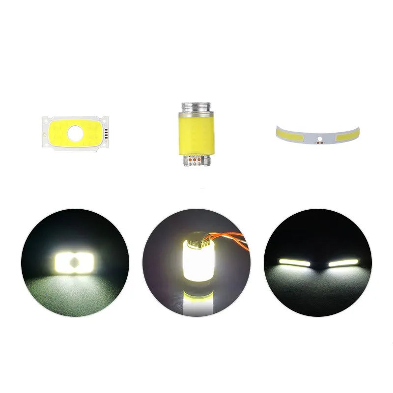 High Power COB LED Light Source 3W 80 Warm White Customized Indoor Outdoor DIY DC 3V 5V 12V 24V LED Work Light