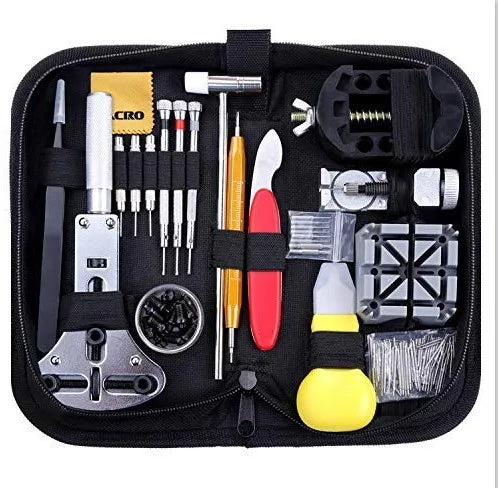 147 Pcs Watch Repair Kit Professional Screwdriver Spring bar Watch Tool Set Watch Band Link Pin Repair Tool Kit Set