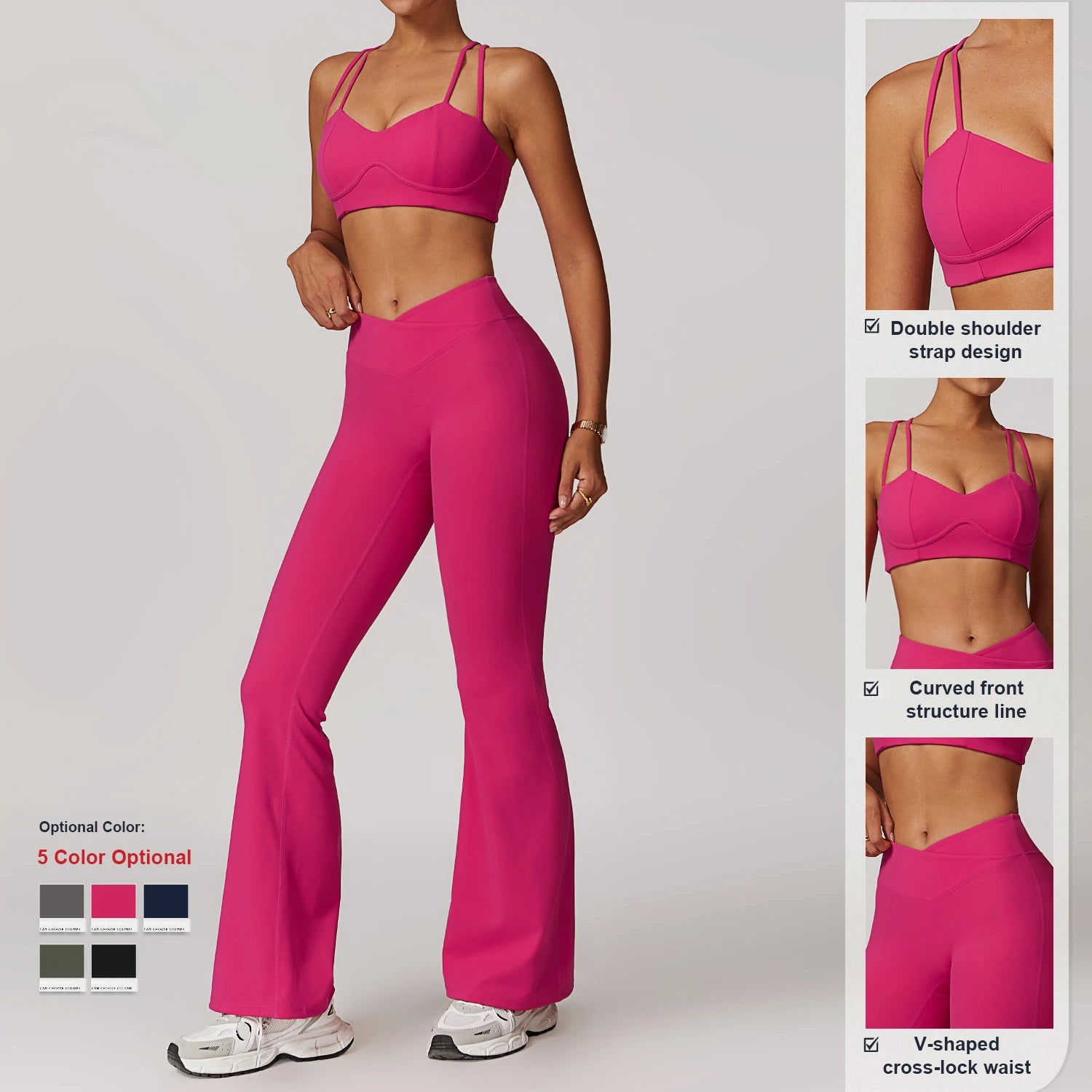 Wholesale Long Sleeve Tight Sports Fitness Conjunto De Yoga Clothes Women High Waist Hip Lifting Leggings Gym Workout Yoga Set