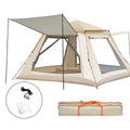 Double Tent Camp Rainproof Outdoor Picnic Folding 3-4 Person Color Portable Beach Hike Travel Foldable Oxford Camping 5-8 Person