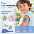Factory Direct CGM Adhesive Patch Waterproof Breathable Sensor Fixing Tape Custom Size Color Packaging Compatible with Libre2/3 MegaBDM