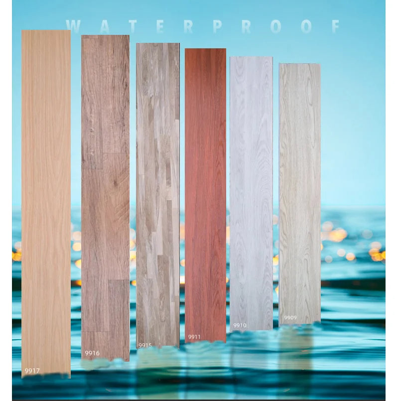 PVC Self Adhesive 2.0mm PVC Vinyl  Wood Grain Floor Flooring Planks for Living Room
