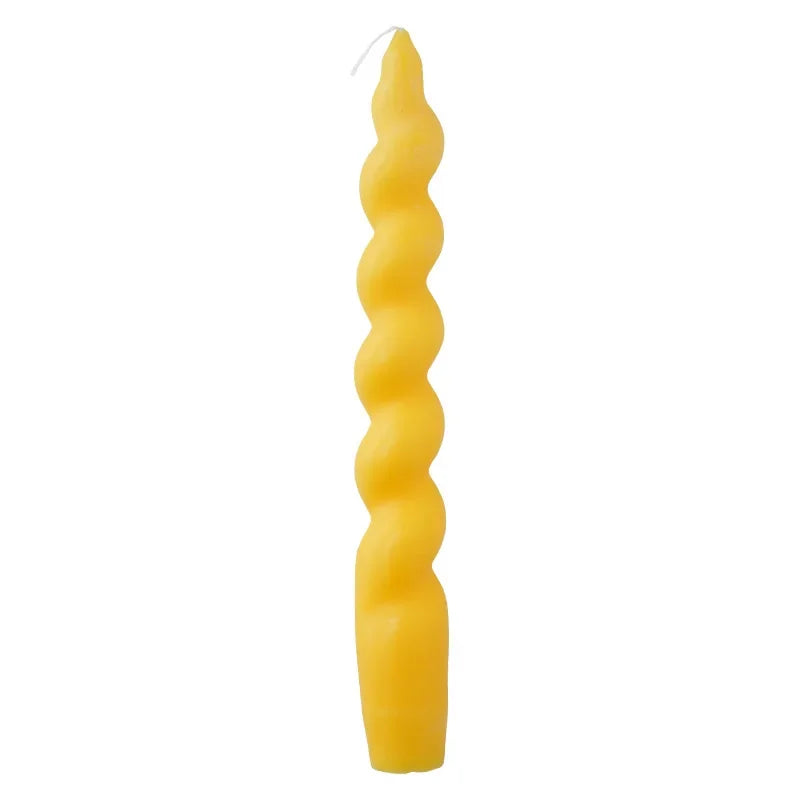 Ins Style Taper Burn Spiral Long Rod Light Candle Scented Candle Aromatherapy Soy Wax Wedding Birthday Party Home Decoration