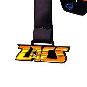 Custom Marathon Race Finisher Running Award Zinc Alloy Sport Medals with Silk Screen Printing Ribbon Low MOQ