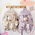 2025 New Lightweight Breathable & Wear-Resistant Cute Cartoon Fashion School Backpack for Girls Custom Schoolbag