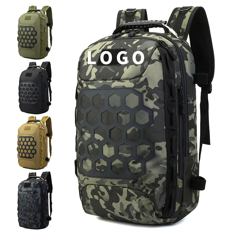 Large Water-Resistant Fishing Gear Bags Waterproof Outdoor Sports Daily Leisure Backpack