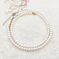 Trend Elegant Jewelry Trendy Wedding Big Pearl Necklace for Women Fashion White Pearl Choker Necklace for Girls