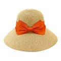 X1143 New Arrival Outdoor Travel Hat Female Protection Sunscreen Natural Grass Wide Brim Panama Style