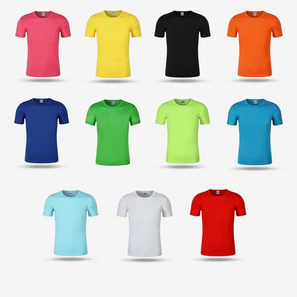 2022 Best Price Wholesale Custom logo Quick Dry Body Fit O-neck Collar Sports Running Gym Dry-fit 100% Polyester Men's T-shirt