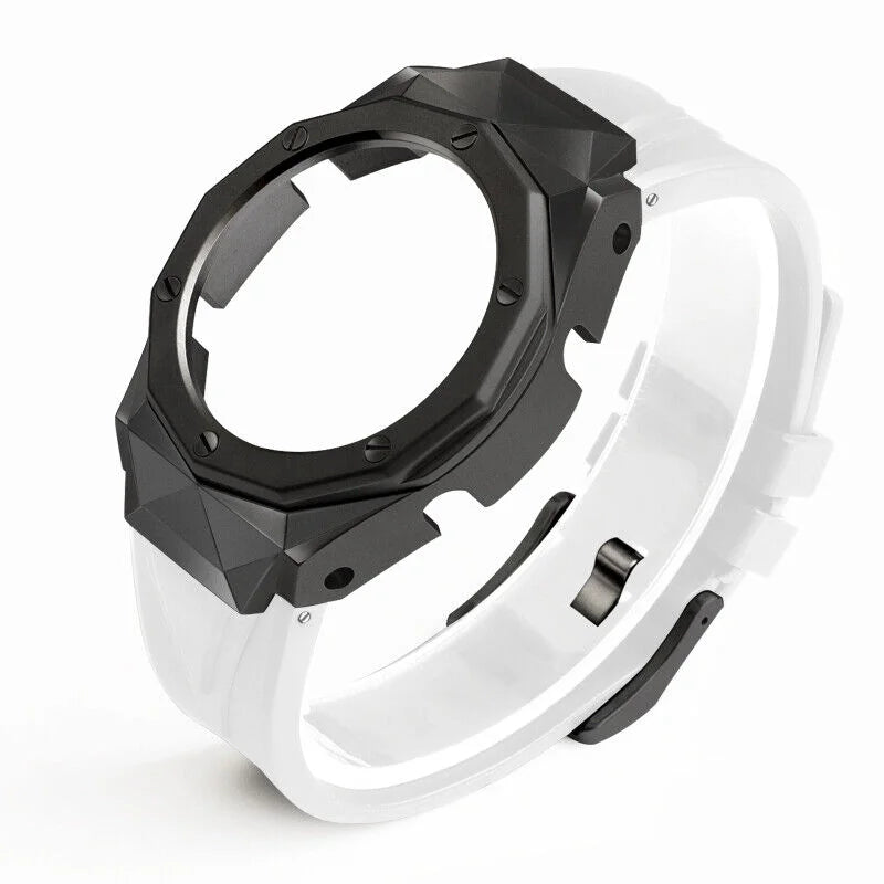 Factory Hot Sale Modified Metal Luxury 316l Stainless Steel Watch Ga 2100 Original Rubber Band for GA2100 Case