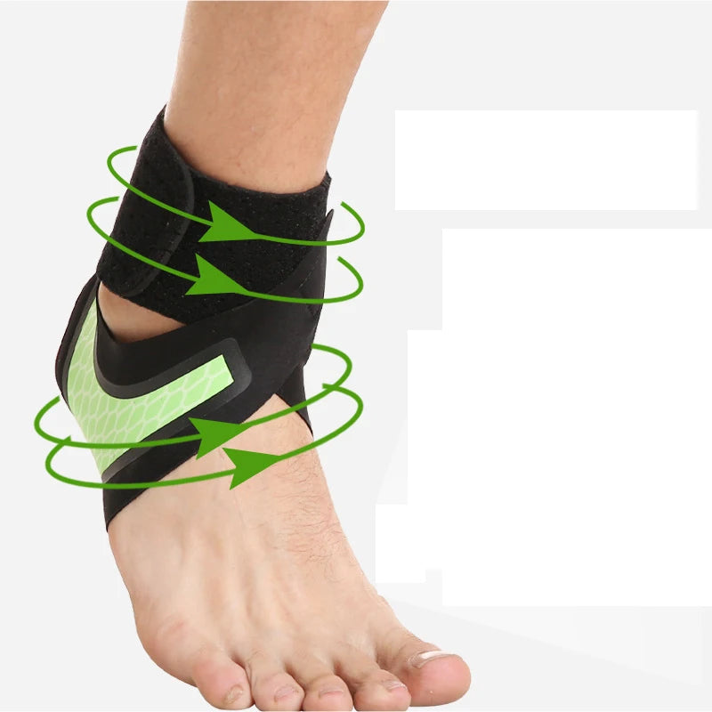 Promotion Elastic Adjustable Compression Ankle Support Brace Lace up Sleeve Protective Pads Guard for Baseball Boxing Training