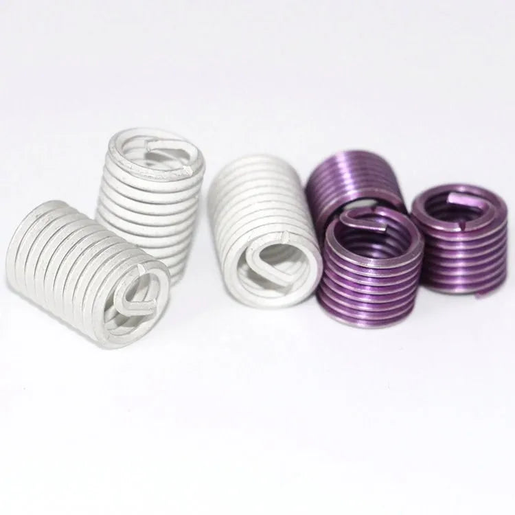 OEM Wholesale XYY Brand 304 Stainless Steel Fine Thread Insert Natural Color Spring Wire Screw Fasteners M10/M12*1.5 6H Accuracy
