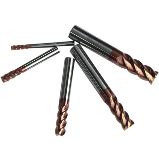 2F-4F End Mill Bits with Altin/Tin Coating OEM & ODM Customizable