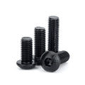 M2 M2.5 M3 M4 M5 M6 M8 ISO7380 Grade 10.9 Black Oxide Steel Round Head Hex Allen Bolts Socket Button Head Screws