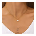 Carline Topsale Fashion Wholesale Sterling Silver 925 Jewelry Minimalist Shell Pendant Simple Flower Necklaces for Women