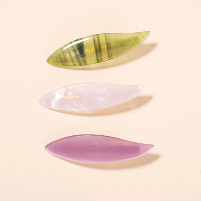 Mi Dairy Sweet Korean Irregular Shape Custom Color High Quality Acetate Hair Clips Hair Pin for Girls Women Decoration Clips Ban