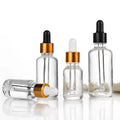 Clear 30ml Essential Oil Glass Dropper Bottle for Skin Care Serum for Storage and Application