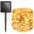12m Led Solar Christmas Tree Lights Holiday Lighting Solar Led String Lights Outdoor Wholesale for Christmas Decoration