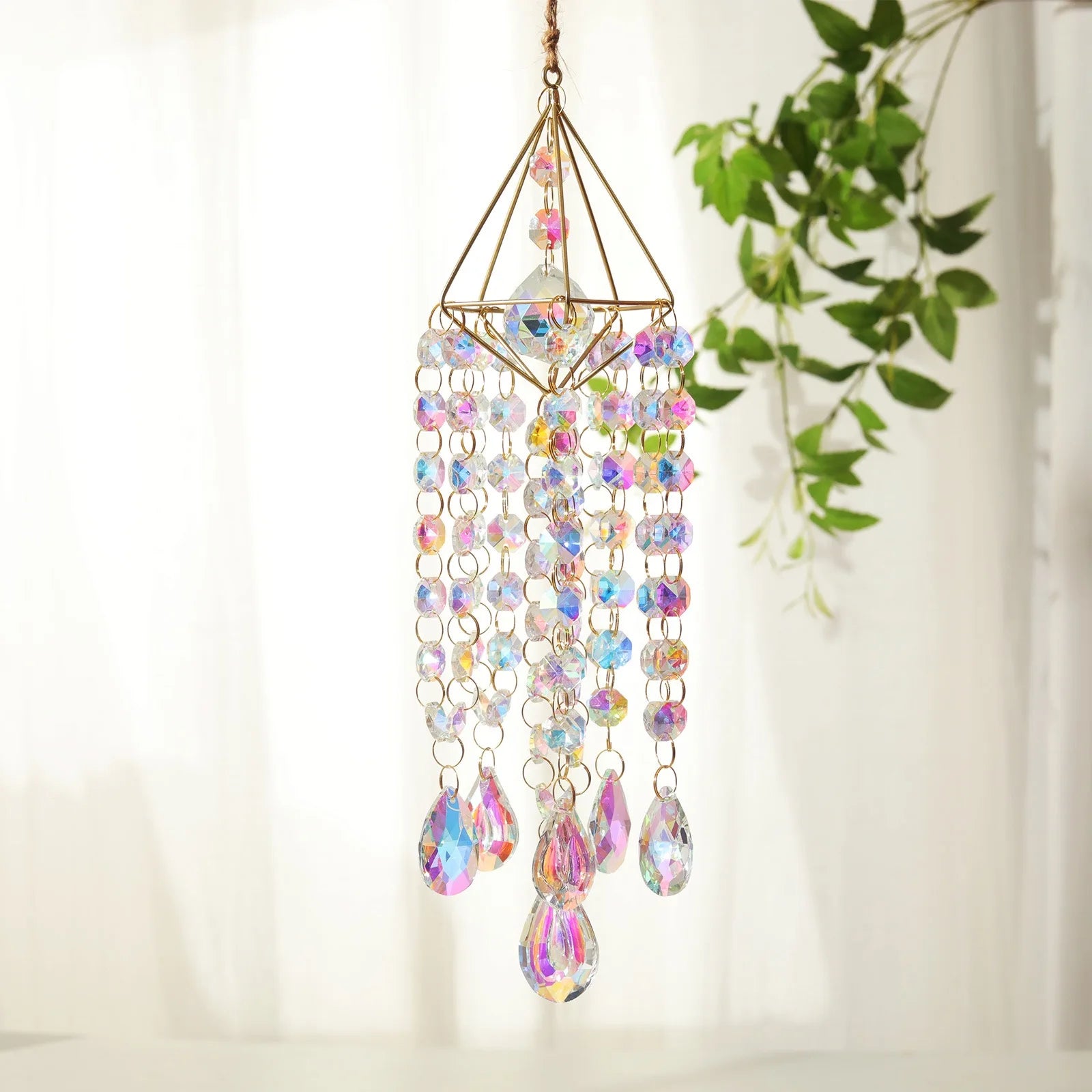 Crystal Wind Chimes Polished Home Decor and Business Gift Mascot Theme Model Crafted From Premium Crystal Crafts