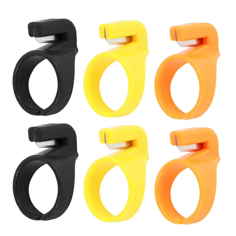 Sewing Thread Cutter Ring Knife Quilting Thread Cutter Sewing Finger Knife Ring Line Finger Cutting DIY Tool for Yarn Thread