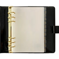 A5/A6 Monthly Tab Divider Custom frost PP and clear PVC Divider for Planner 6 Rings Plastic Refill Pages with Gold Foil