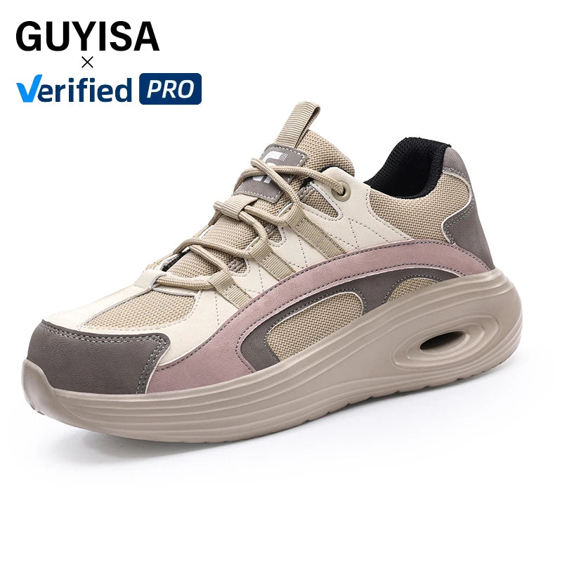GUYISA Sports Shoes Wear-Resistant Rubber Anti-Puncture Sports Series Customizable Safety Shoes