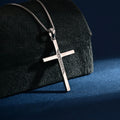 Wholesale Pendant Jewelry Rhodium Plated Cubic Zirconia Cross God Retro Pendant 925 Sterling Silver Fine Jewelry Pendant