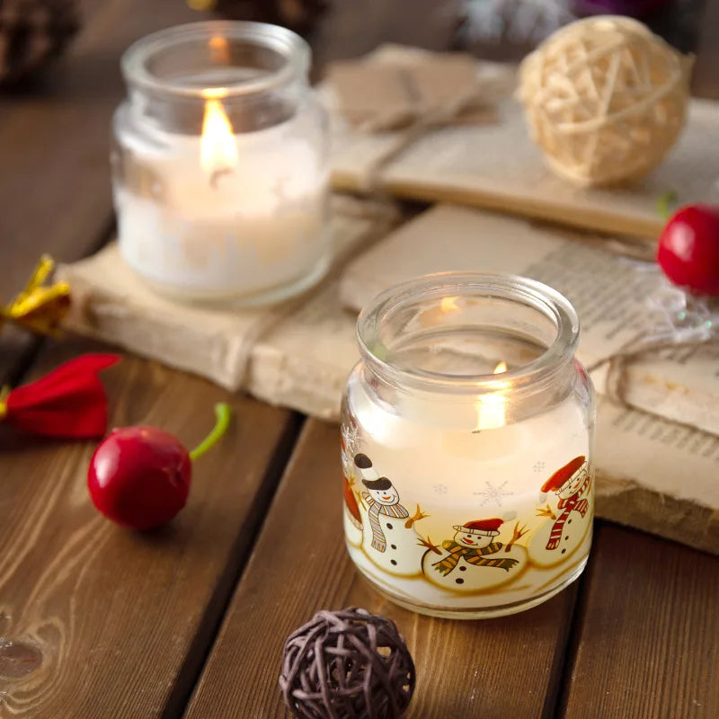 Luxury Small Empty Scented Candle Container Bottle Clear Glass Candle Jar