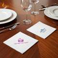 MAAZA Brand Portable Soft Virgin Wood Pulp 4 Fold Dinner Napkins with Custom Logo and OEM Color Printing