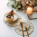 Boho Fringe Decor Custom Handmade Kitchen Table Decor Macrame Placemat Coasters