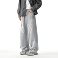 Rainbow Spray Fast Customization Heavyweight Men Loose Sweat Pants Autumn Low Moq High Street Baggy Straight-leg Pants for Men