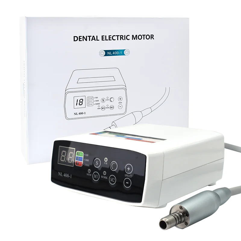 2026 Hot New Dental Electric Micromotor Brushless Micro Motor Led Work With Increasing/Slow Speed Handpiece Optical Contra Angle