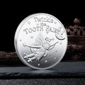 Cartoon Tooth Fairy Gold-Plated Commemorative Gold Coin Children'S Tooth Change Gift Tooth Fairy Medal High Quality Coin