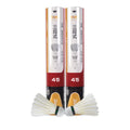 Dmantis Badminton Goose Feather D45 Shuttlecock-High Stable 74-78 Speed 5g Weight Training Level Chinese Factory Most Durable