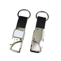 Wholesale Price Aluminum Sublimation Keychain with Bottle Opener Fastener Keychain