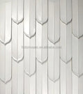 DS Factory Offers Leaf Shaped Green Ceramic Wall Tile Modern Design with Parquet Feature Handmade Glazed Factory Price