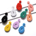 Hand-woven Rice Beads Trending Jewelry Products New Arrivals Drop Chandelier Earring for Women