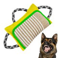 Heavy-Duty Dog Bite Tug Toy-3-Handle Reinforced Jute Training Gear for Working Dogs Durable Interactive Chew Toy Bulk Wholesale