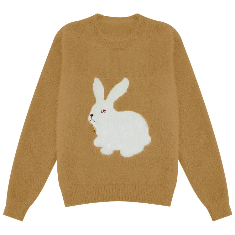 Woven Solid Color Pullover Cable Knitted Sweater Fashion Style Anti-pilling Casual Spring for Women Standard