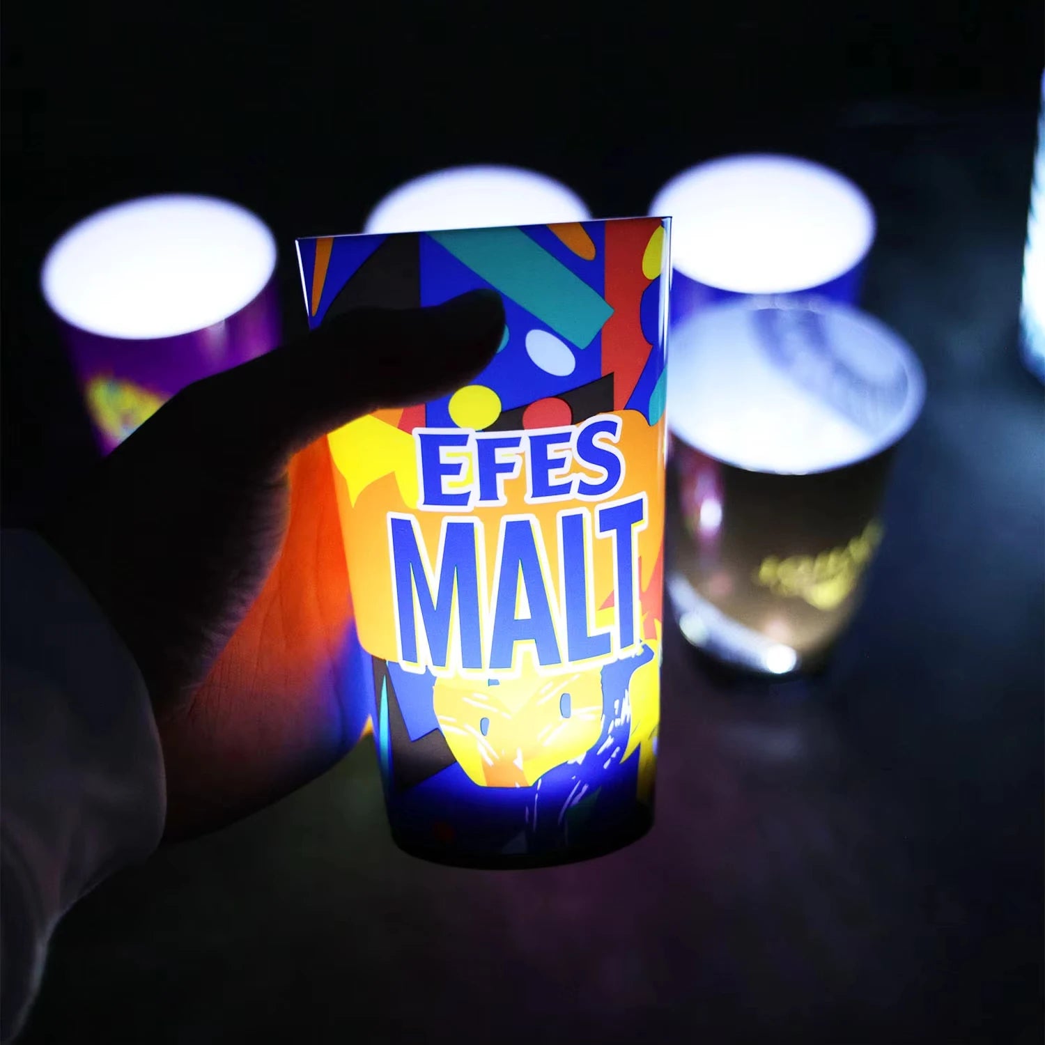 Wholesale Hot Sale Custom logo Available  Liquid Activated Led Glow Cup Led Wine Cup Led Vodka Cup for Nightclub